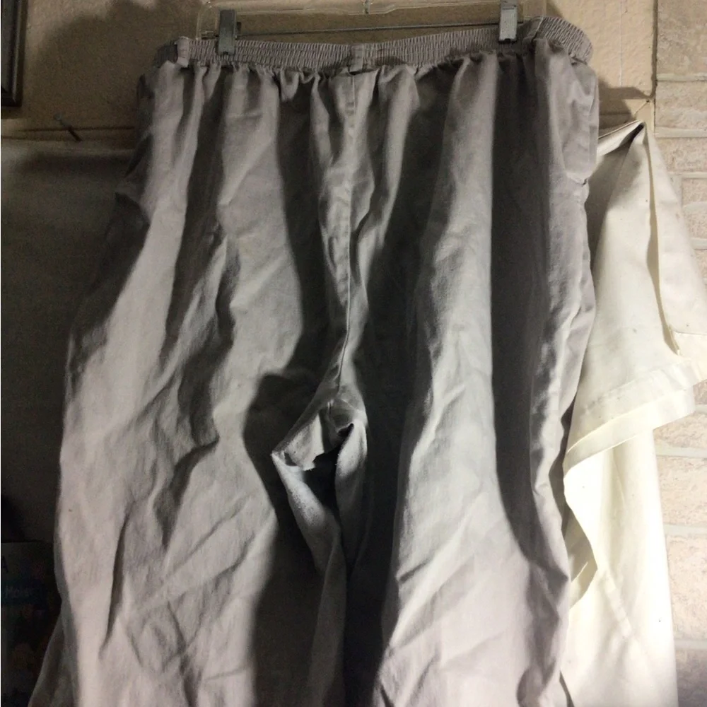 Classic Woman’s Light Beige  Elastic-Waist Pants